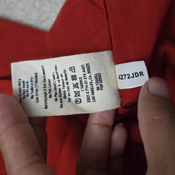L'agence dark orange bottom down Shirt Size S/P - Picture 5 of 5